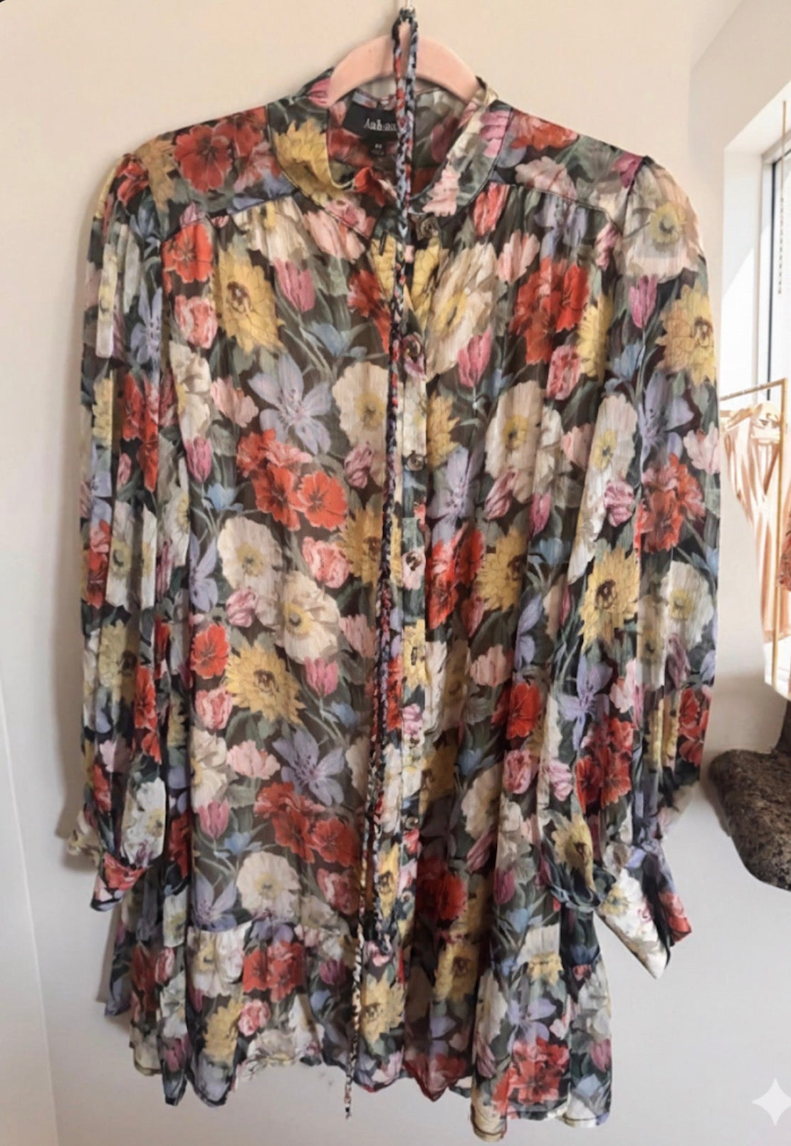 Elegant floral blouse