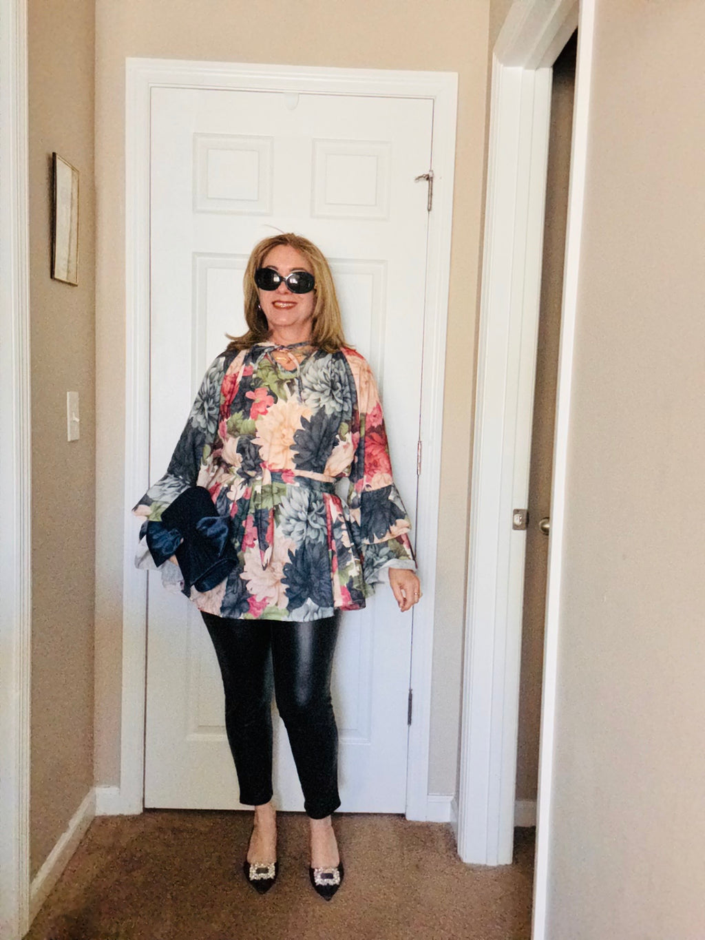 Linen elegant blouse