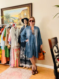 Denim dress