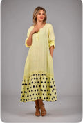 Linen lily dress