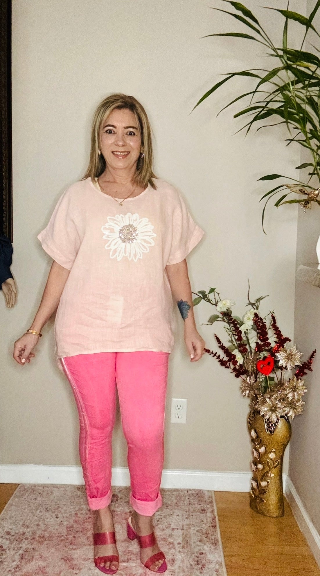 Margarita linen blouse