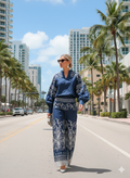 Fashion embroidered denim set