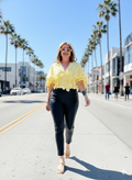 Fashion flower blouse