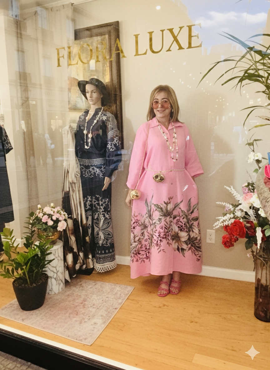 Laya linen dress