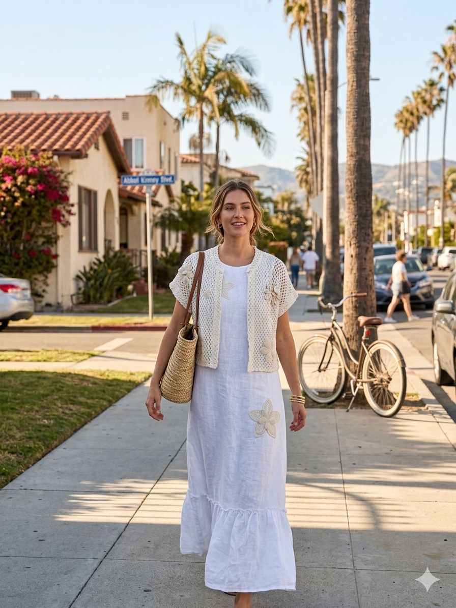 Dalia linen dress